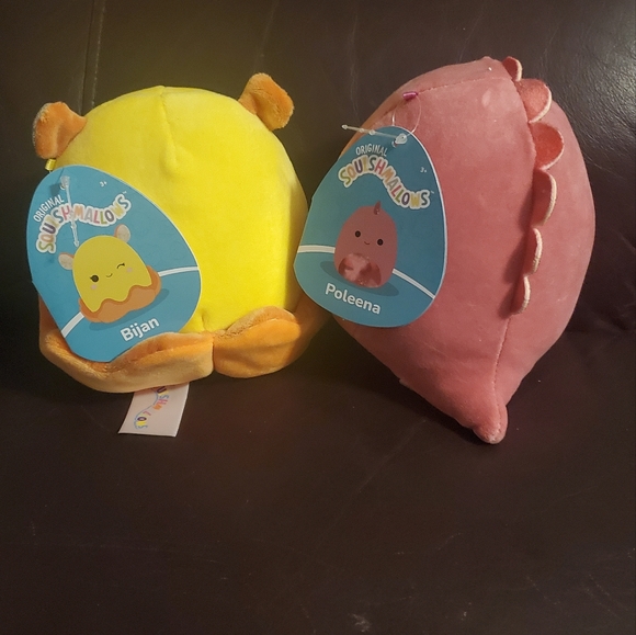 Squishmallows 5" Sea Life Squad 2 pack Poleena and Bijan - Picture 2 of 8